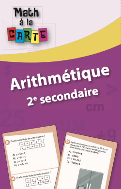 Math à la carte - Arithmétique 2e secondaire